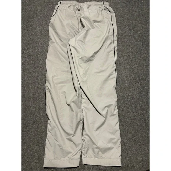 Nike sweatpants joggers Y2K gray vintage lined mens Large baggy ankle zipper - Picture 2 of 8